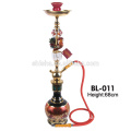 nouvelle conception élégante fleur décoration chicha narguilé deluxe amy